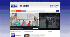 Desktop Screenshot of branchcountyunitedway.org
